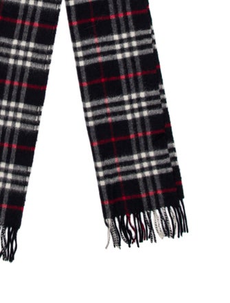 Burberry London Escorial Wool House Check Pattern Scarf