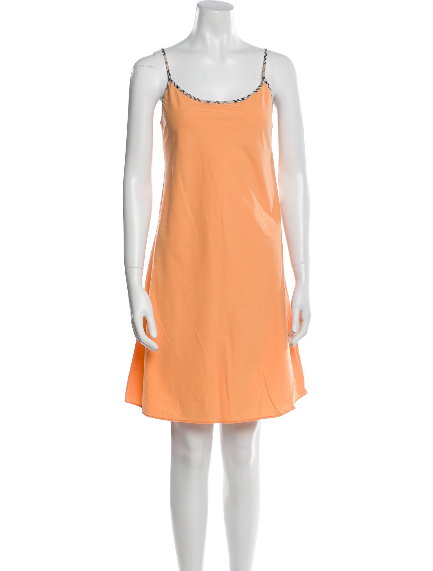 Burberry London Scoop Neck Mini Dress