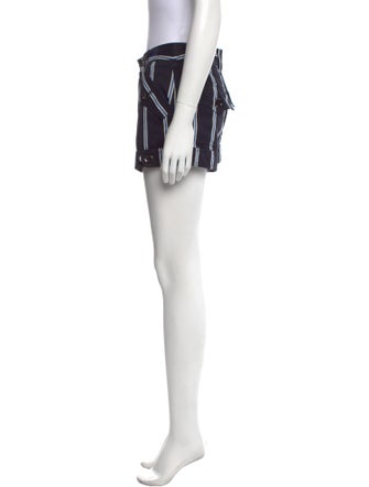 Burberry London Striped Mini Shorts