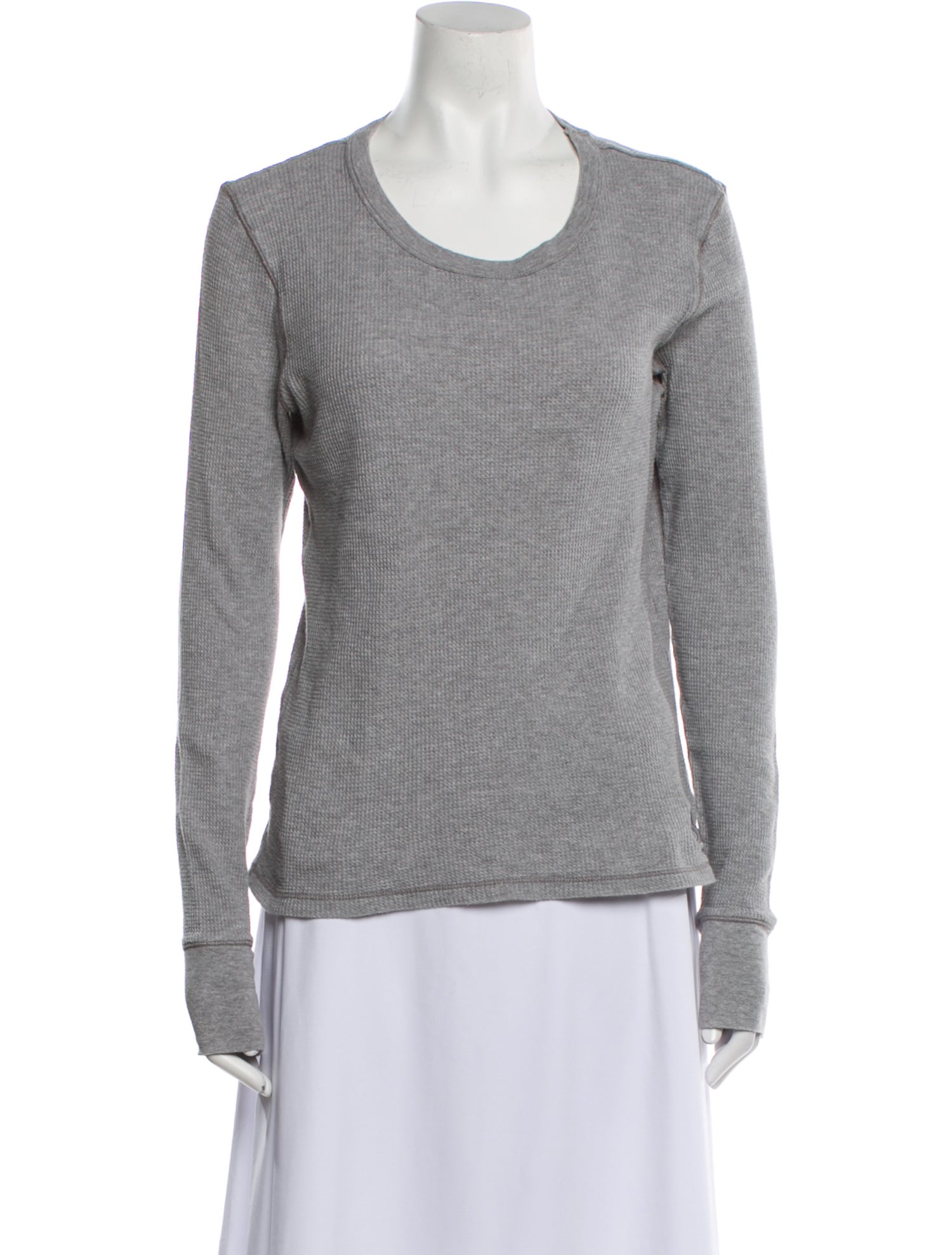 Burberry London Scoop Neck Long Sleeve Sweatshirt