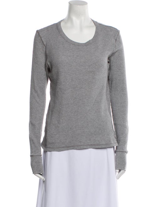 Burberry London Scoop Neck Long Sleeve Sweatshirt