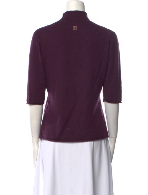 Burberry London Silk Mock Neck Sweater