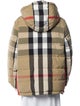 Burberry Plaid Print Coat