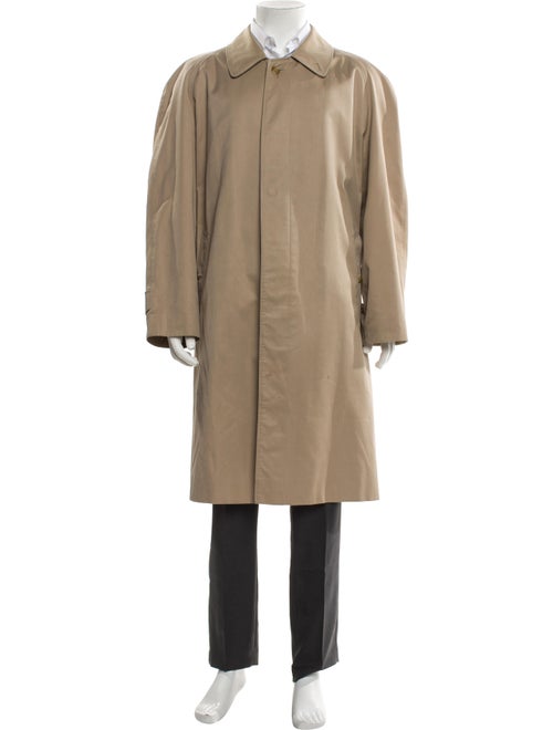 Burberry London Nova Check Pattern Trench Coat