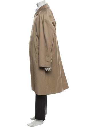 Burberry London Nova Check Pattern Trench Coat