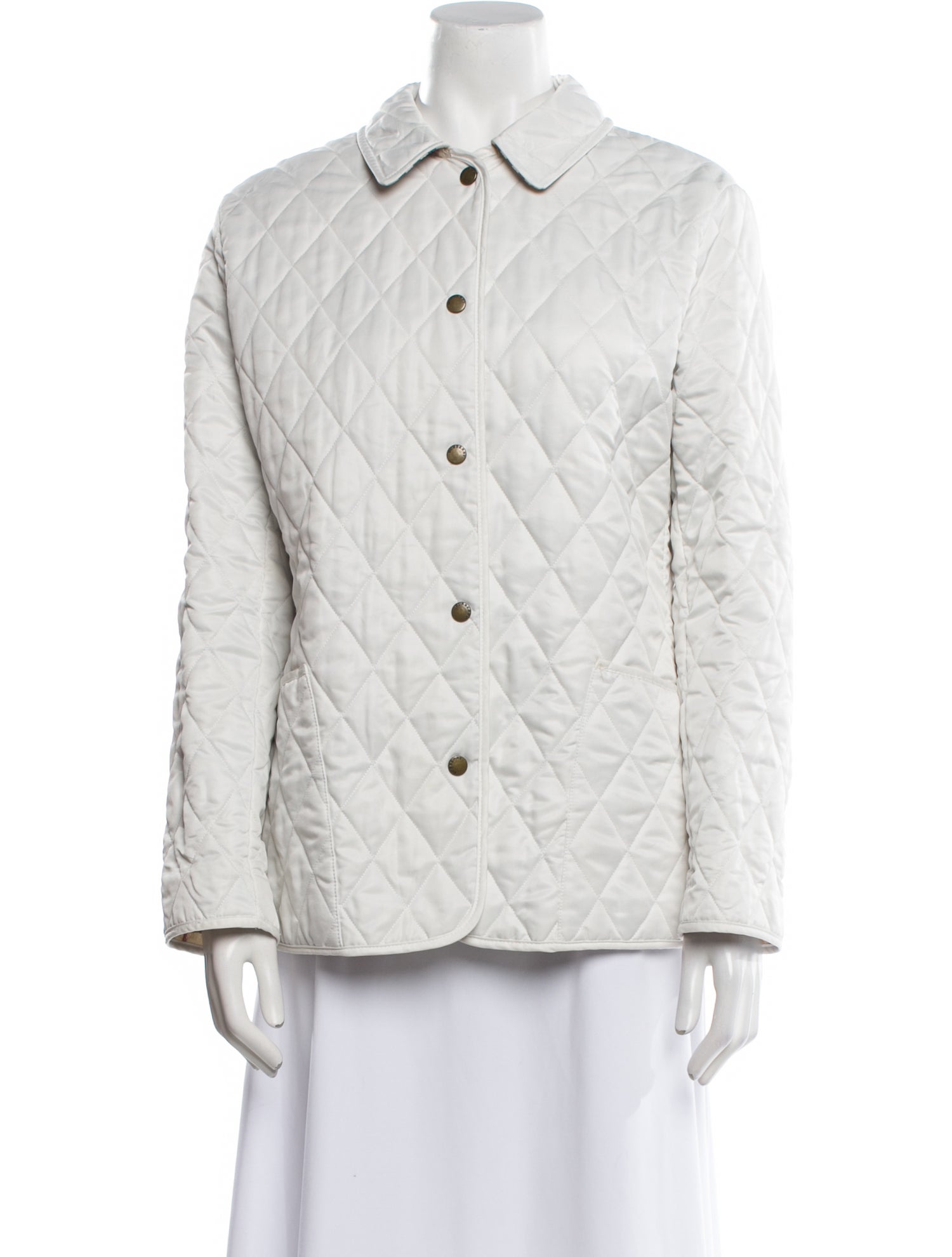 Burberry London Plaid Print Utility Jacket