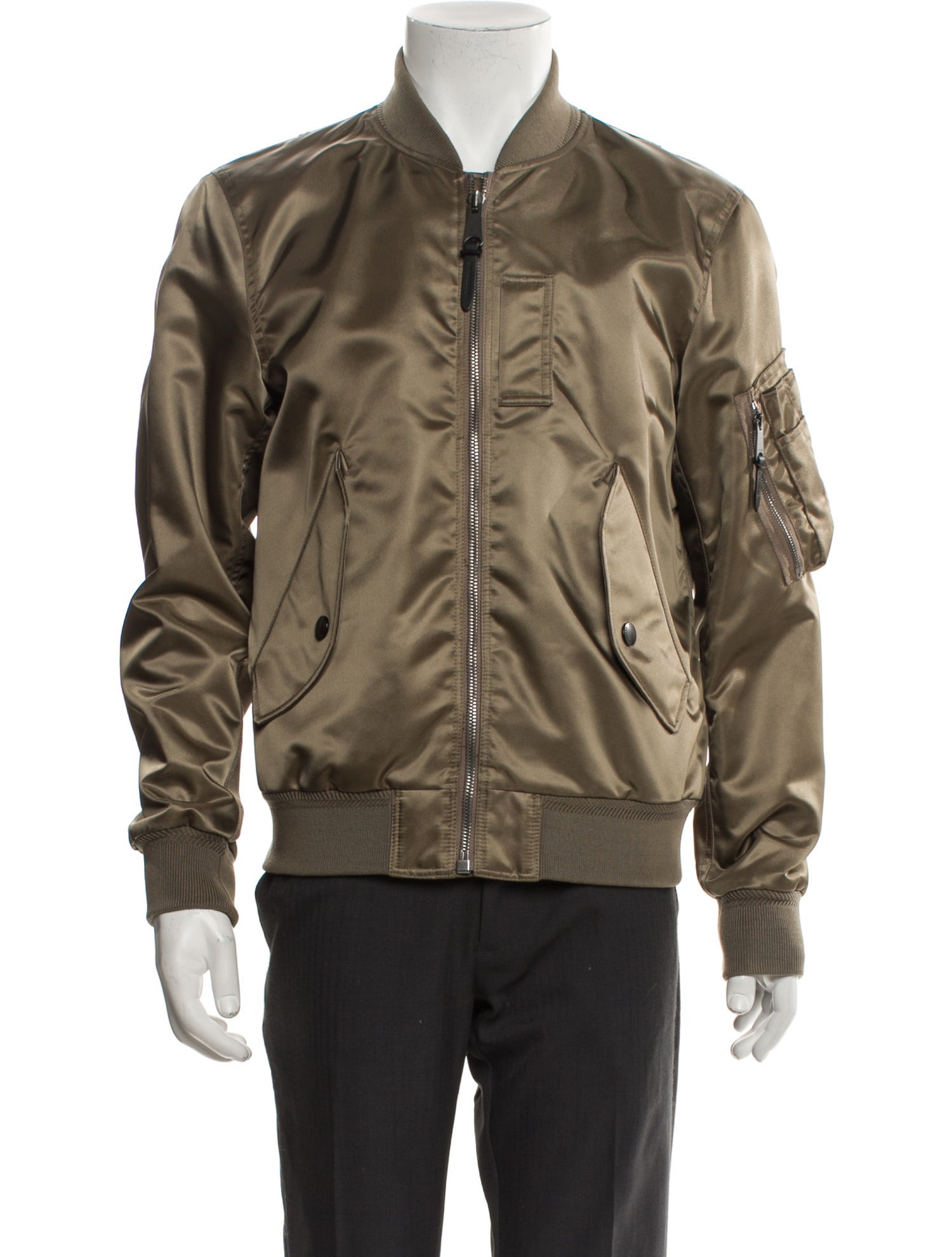 Burberry London Nova Check Pattern Bomber Jacket
