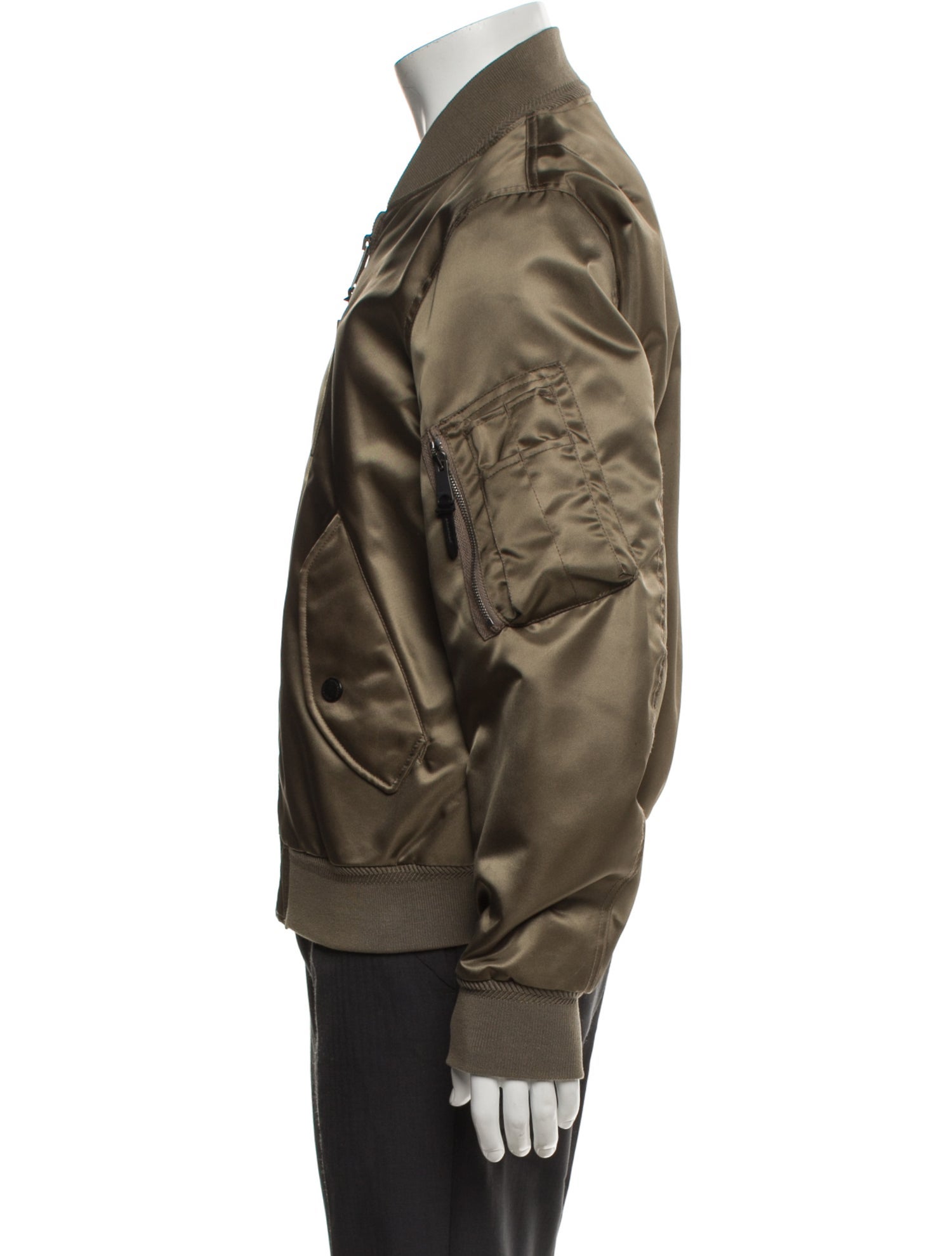 Burberry London Nova Check Pattern Bomber Jacket