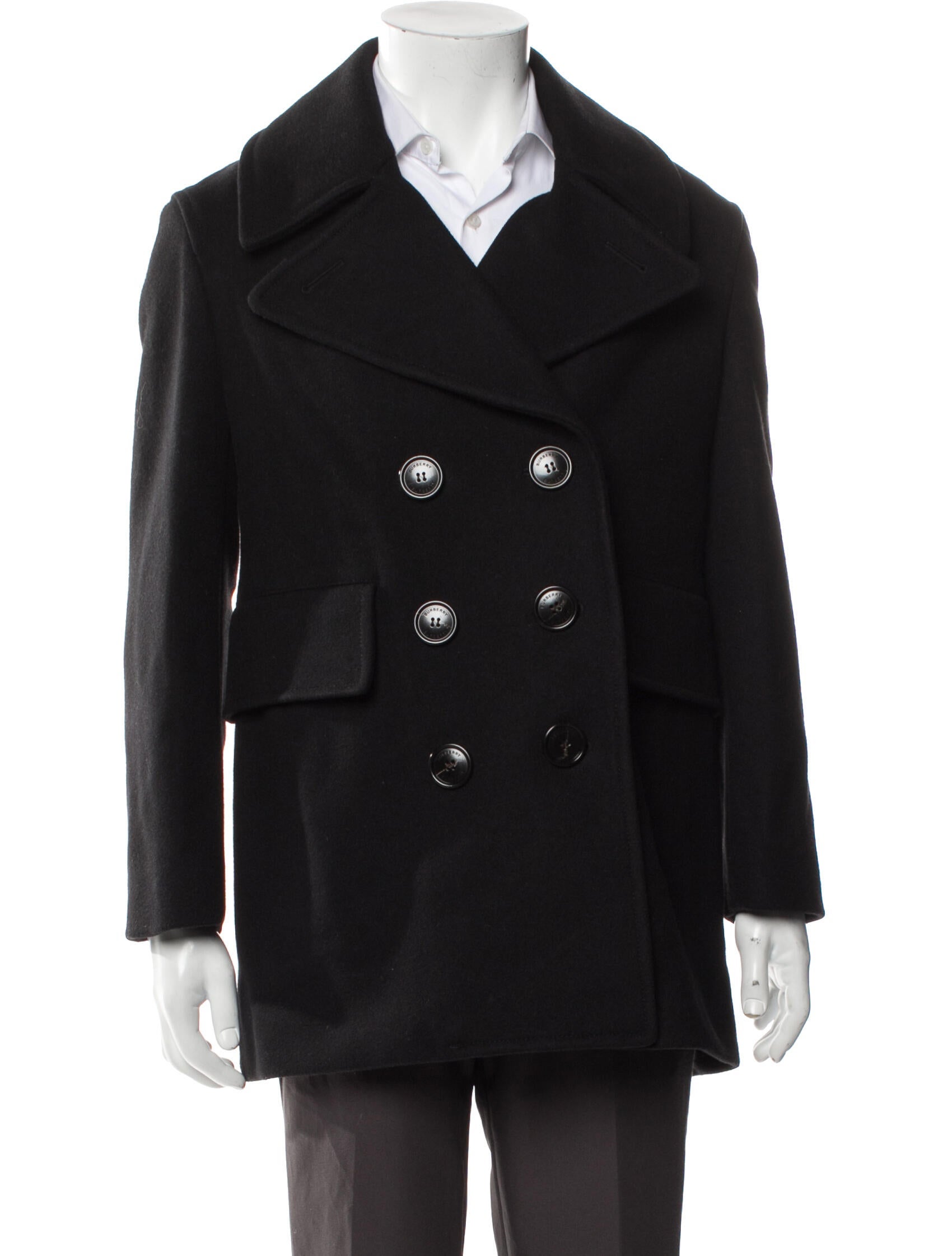 Burberry London Wool Peacoat