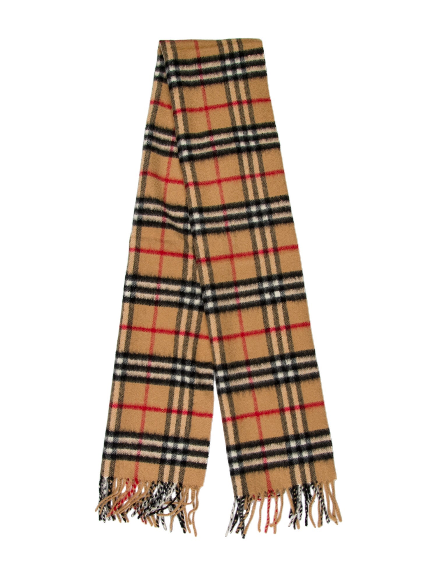 Burberry London Cashmere House Check Pattern Scarf