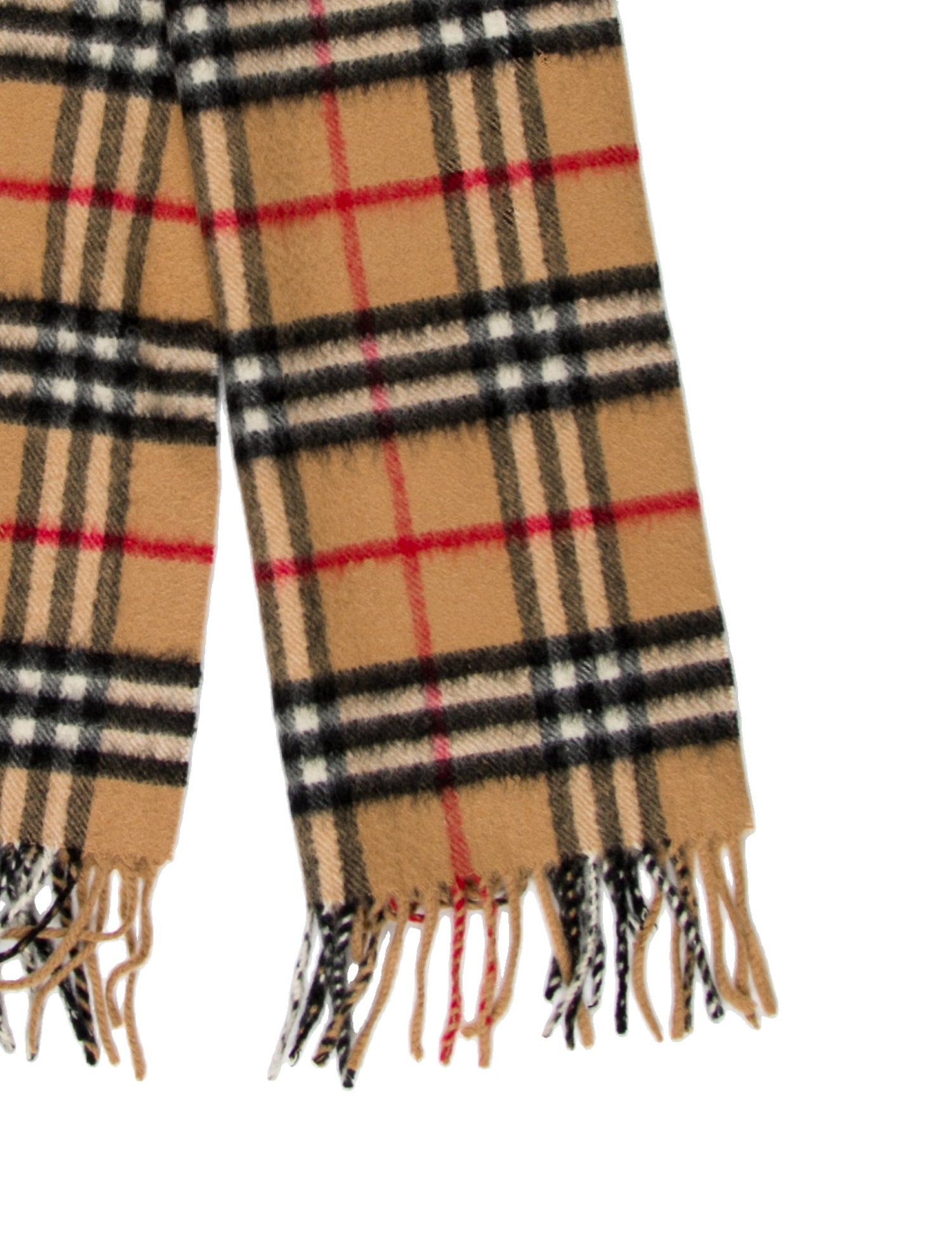 Burberry London Cashmere House Check Pattern Scarf