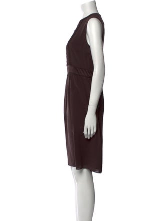 Burberry London Silk Knee-Length Dress
