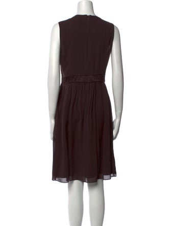 Burberry London Silk Knee-Length Dress