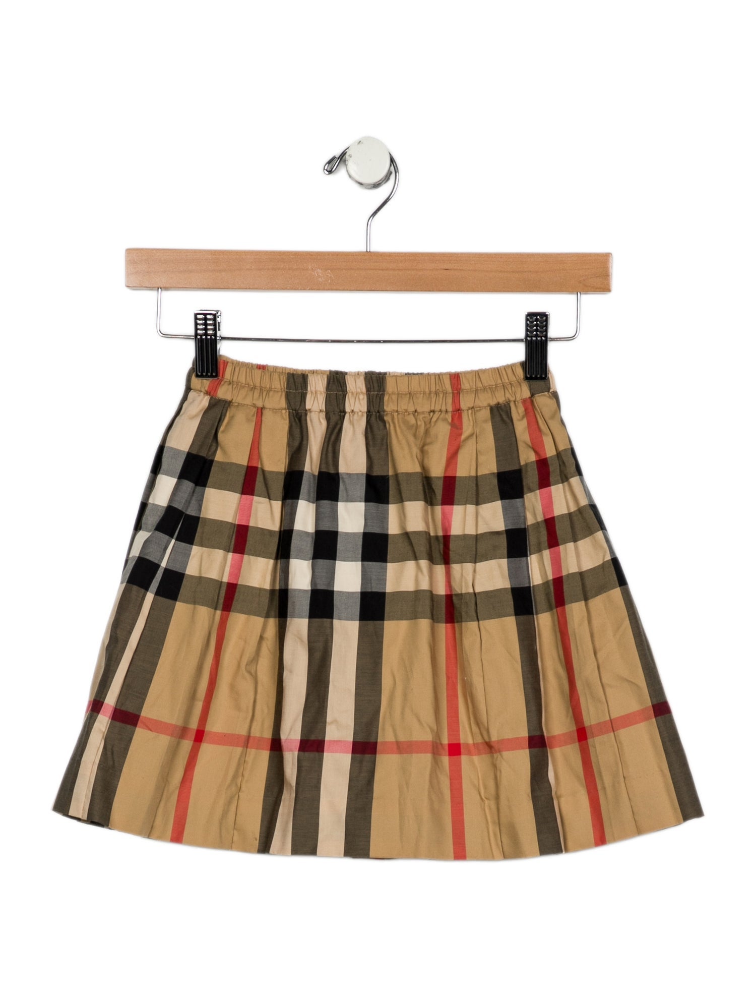 Burberry Toddler Girls' House Check Pleated Skirt