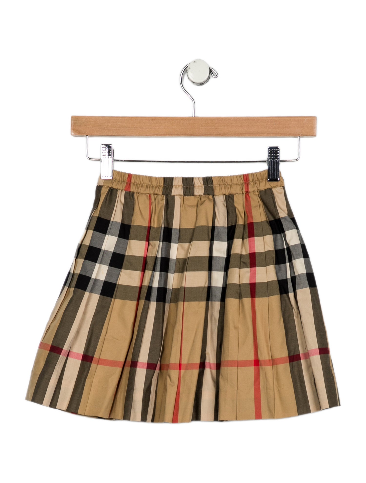 Burberry Toddler Girls' House Check Pleated Skirt