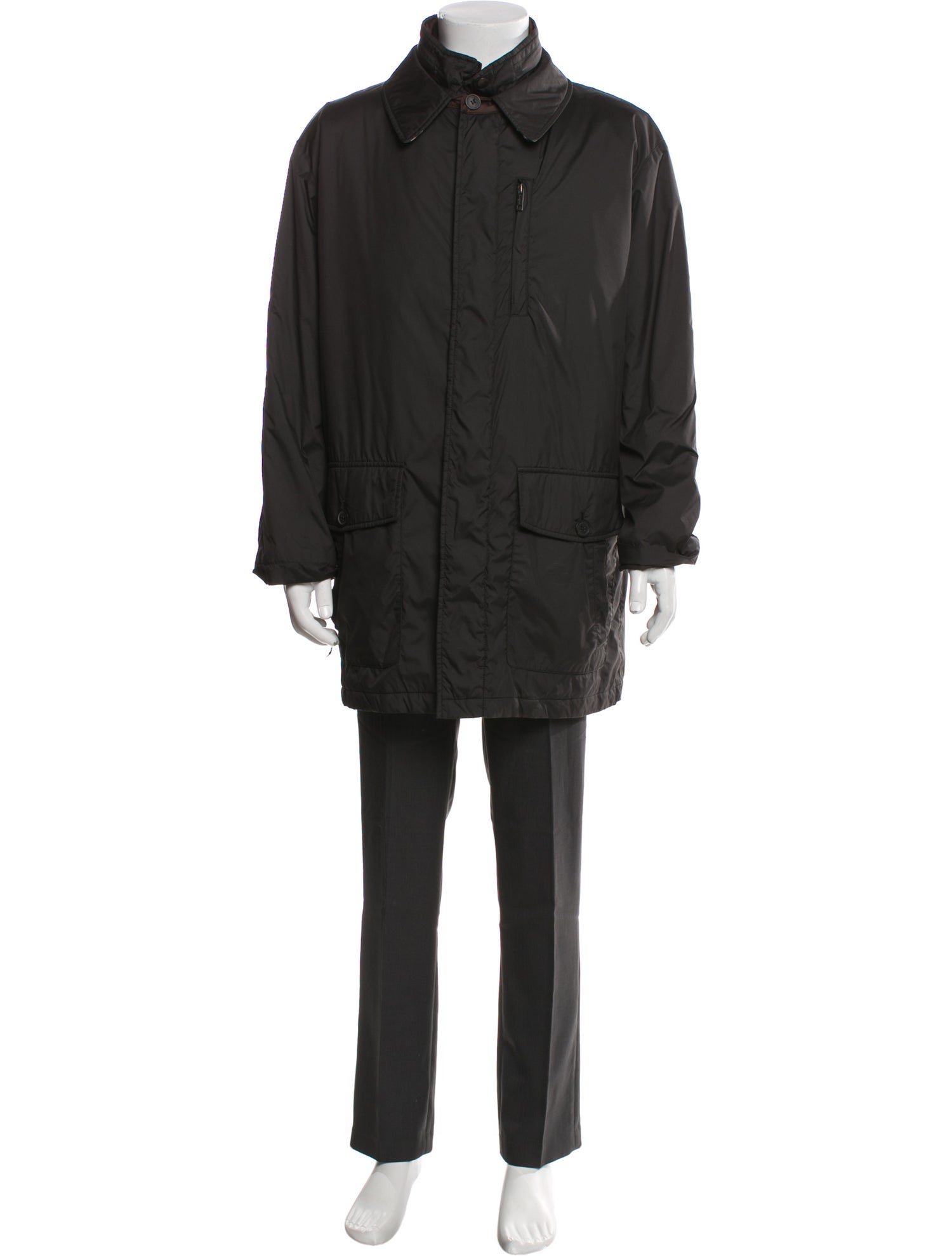 Burberry London House Check Pattern Parka