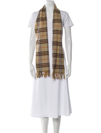 Burberry London Lambswool Striped Scarf