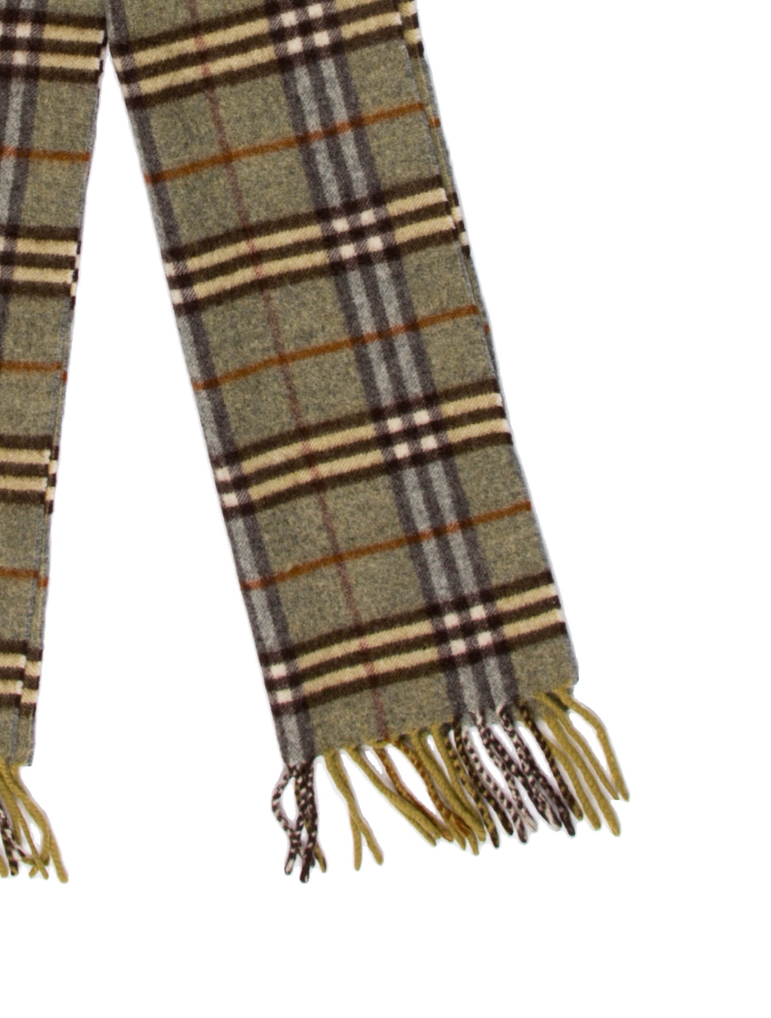 Burberry London Lambswool Striped Scarf