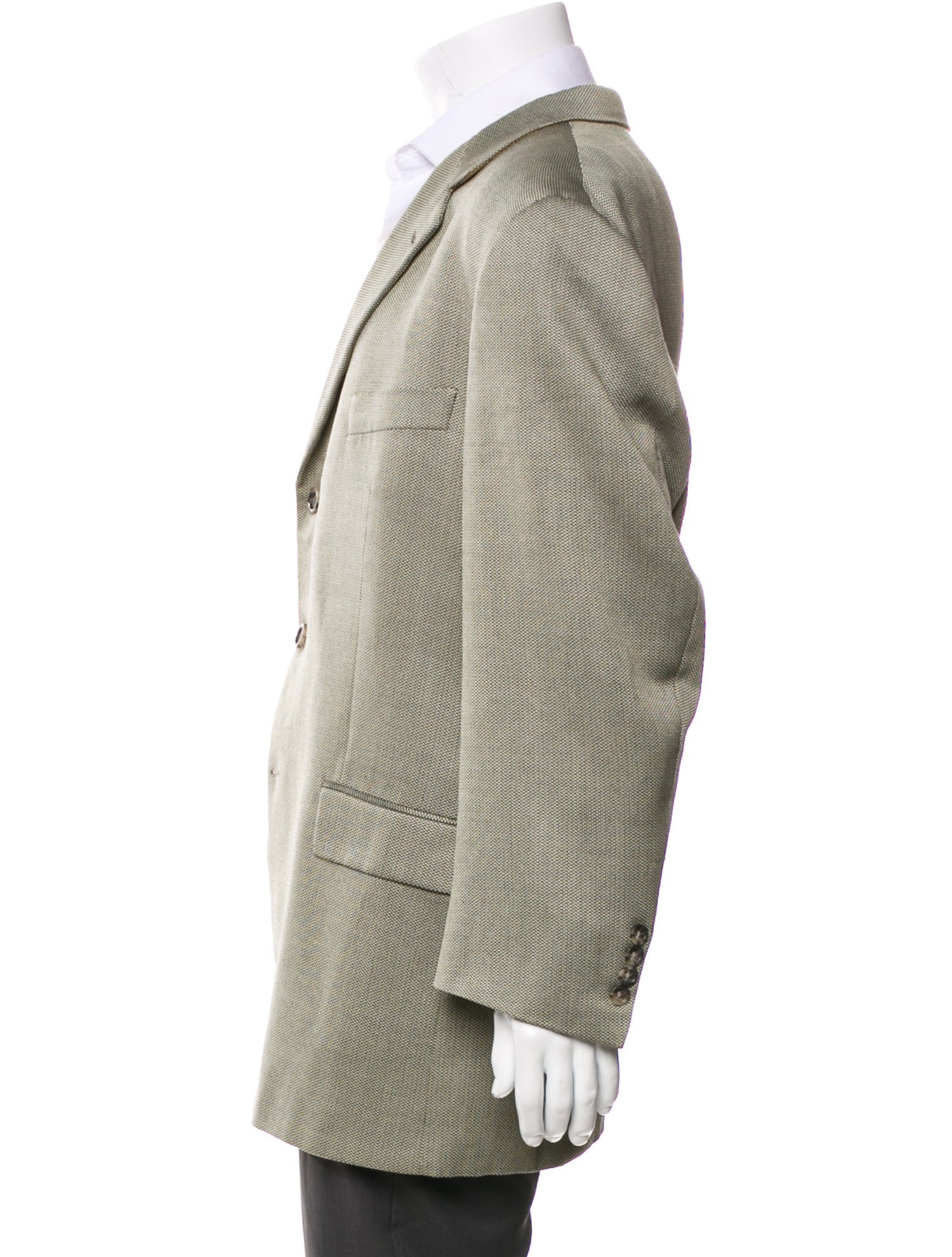 Burberry London Wool Patterned Blazer