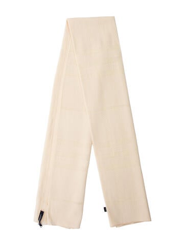 Burberry London Scarves and Shawls Silk TB Monogram Scarf