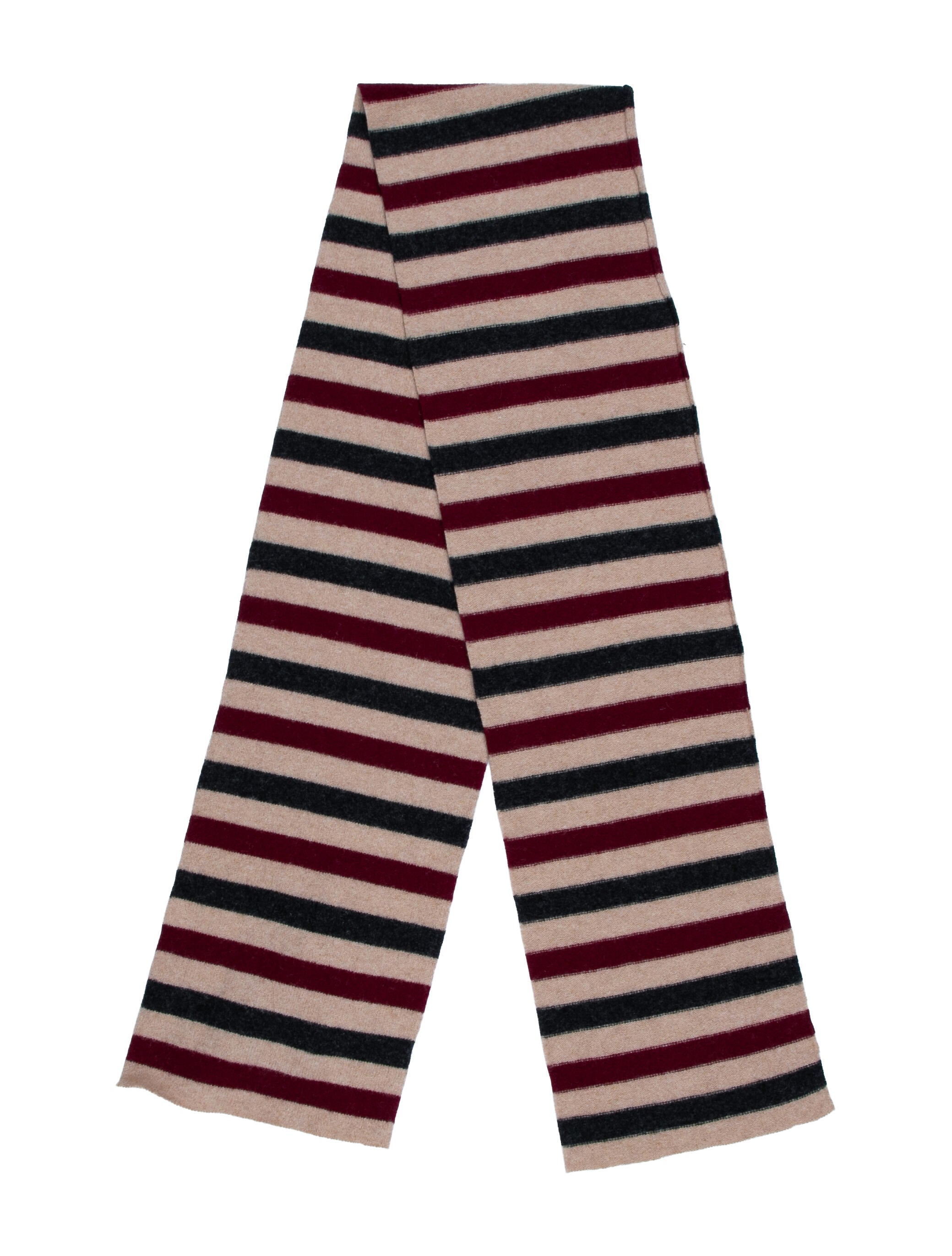 Burberry London Lambswool Striped Scarf w/ Tags