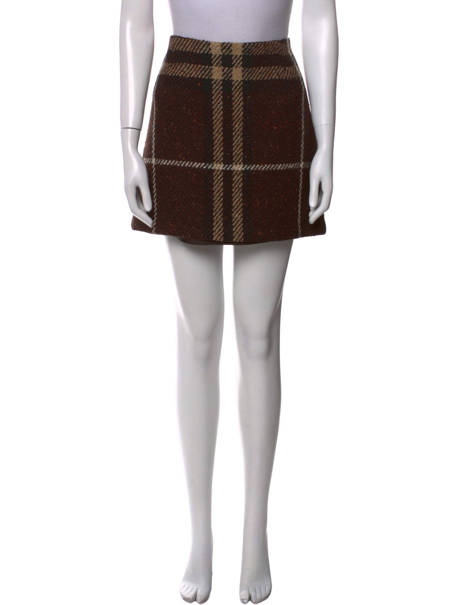 Burberry London Wool Mini Skirt