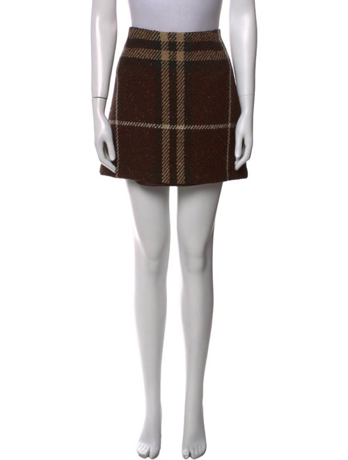 Burberry London Wool Mini Skirt