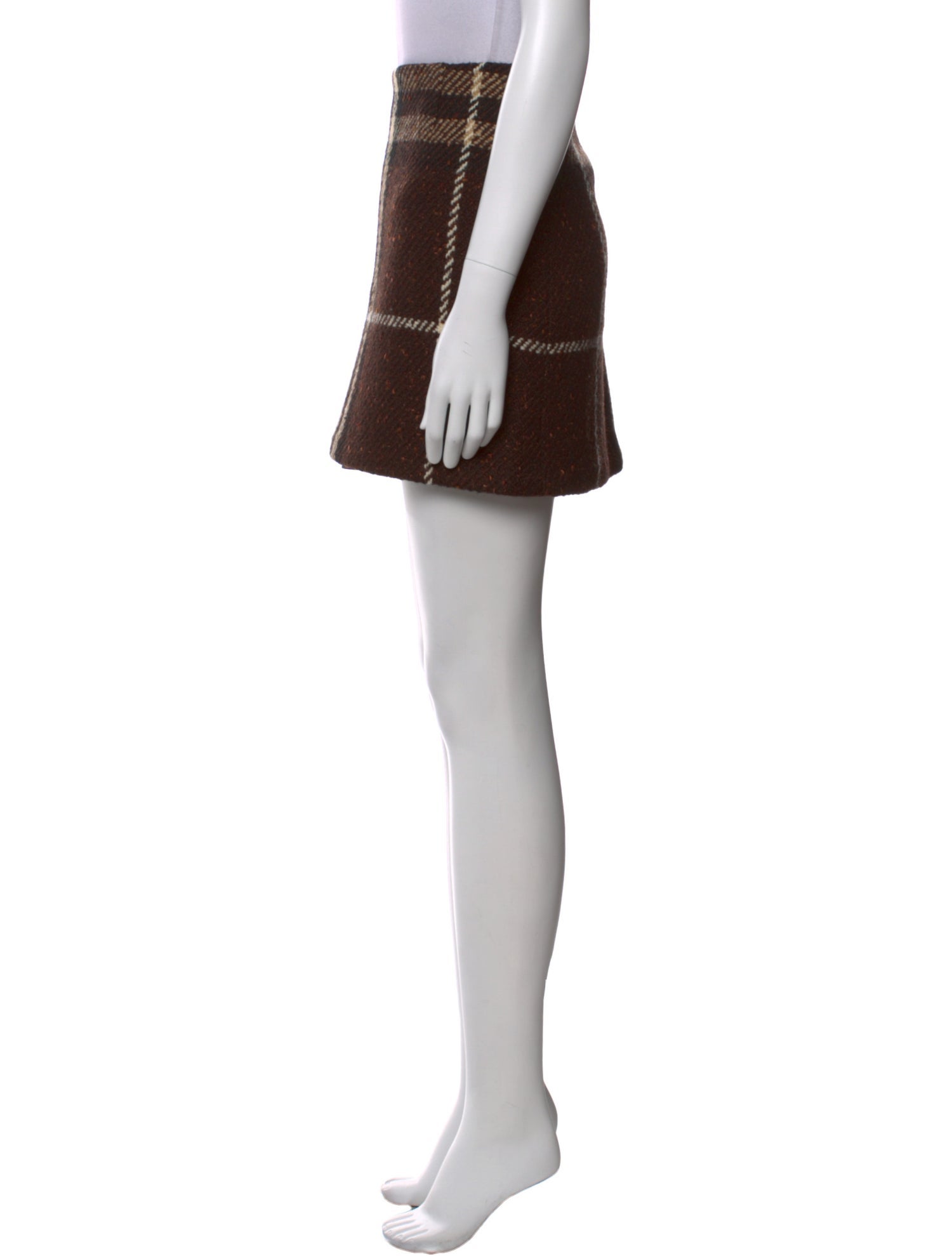 Burberry London Wool Mini Skirt