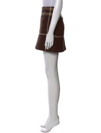 Burberry London Wool Mini Skirt