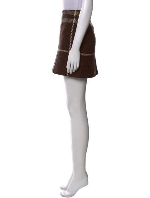 Burberry London Wool Mini Skirt