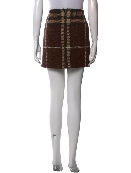 Burberry London Wool Mini Skirt