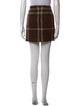 Burberry London Wool Mini Skirt