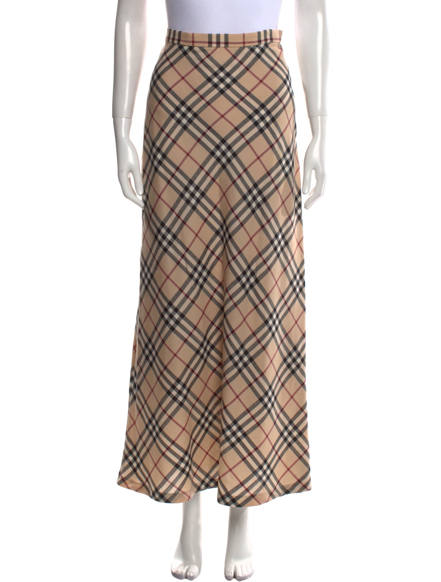 Burberry London Wool Long Skirt