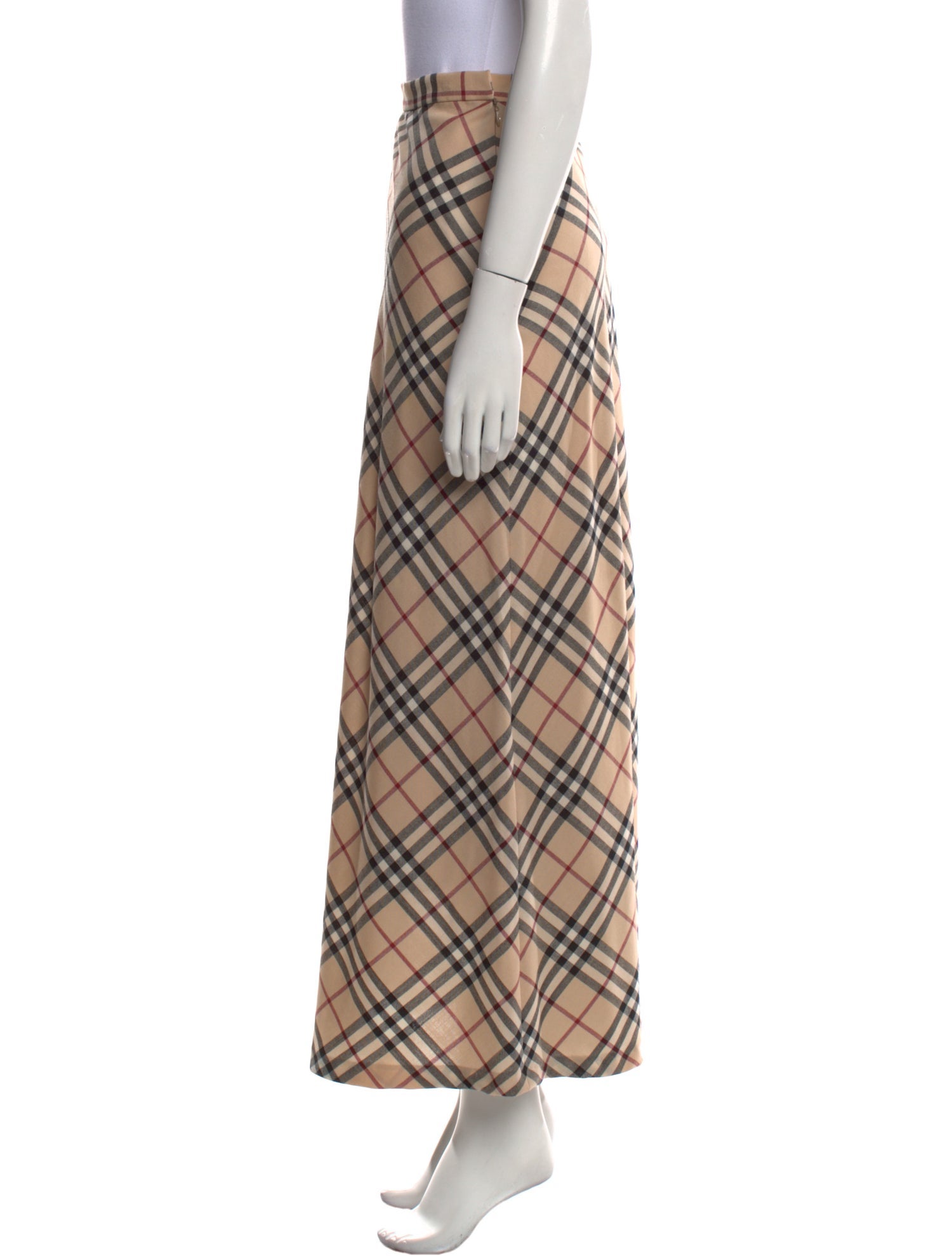 Burberry London Wool Long Skirt
