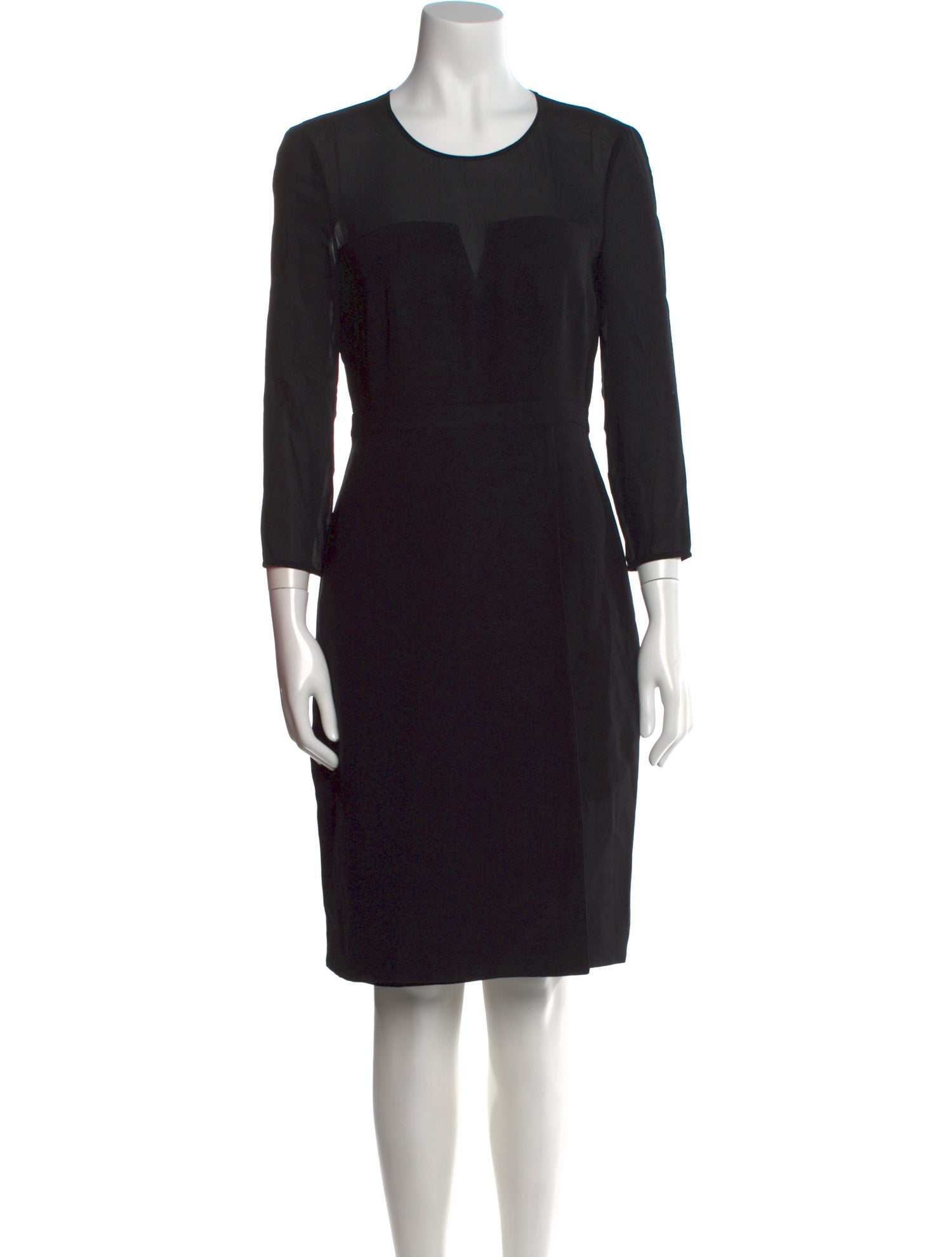 Burberry London Silk Knee-Length Dress