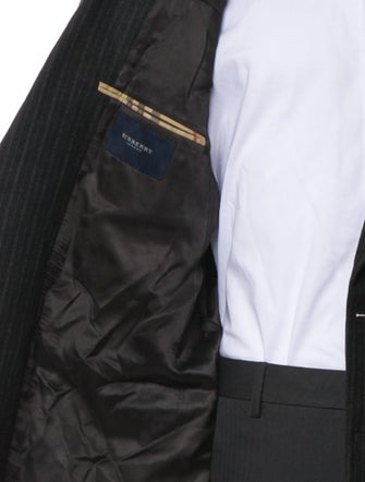 Burberry London Wool Striped Blazer