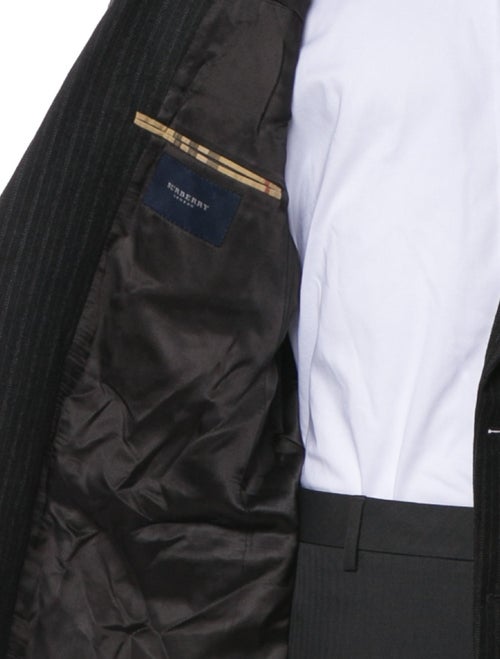 Burberry London Wool Striped Blazer