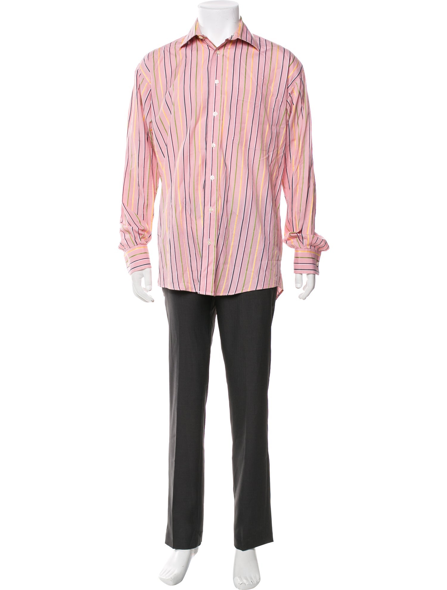 Burberry London Signature Logo Striped Shirt