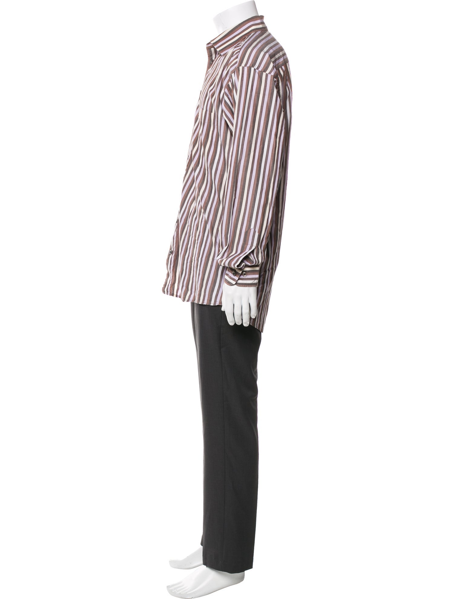 Burberry London Striped Long Sleeve Shirt