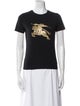 Burberry London Graphic Print Crew Neck T-Shirt