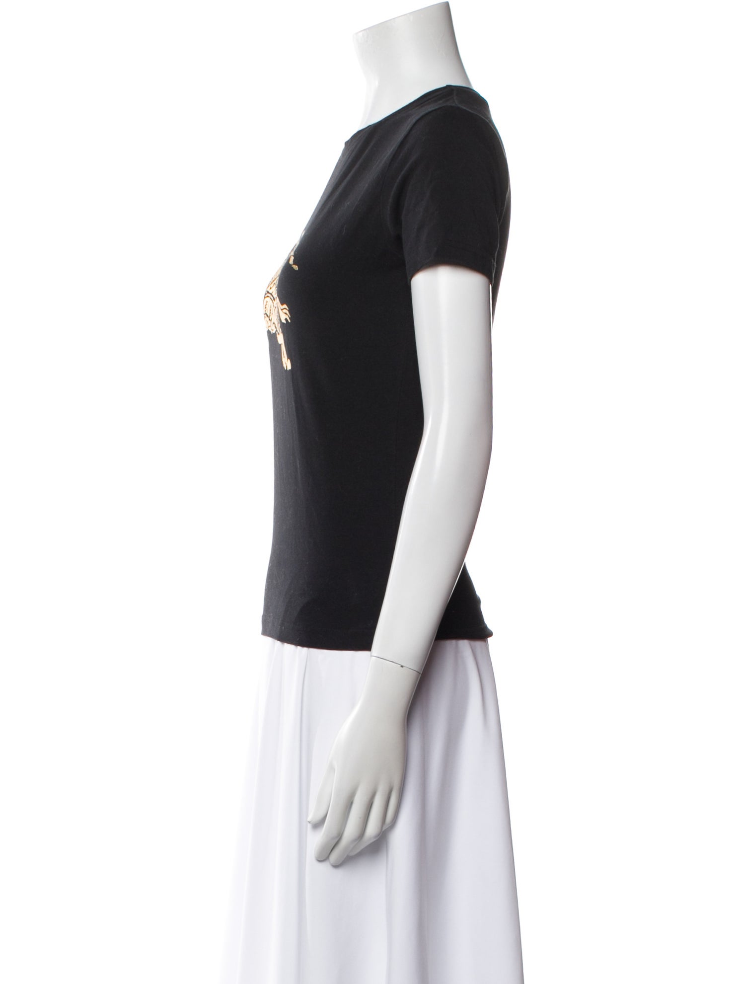 Burberry London Graphic Print Crew Neck T-Shirt