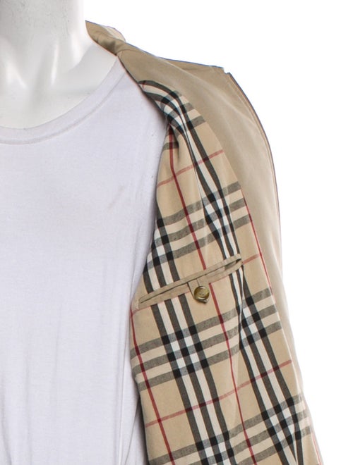 Burberry London Nova Check Pattern Bomber Jacket