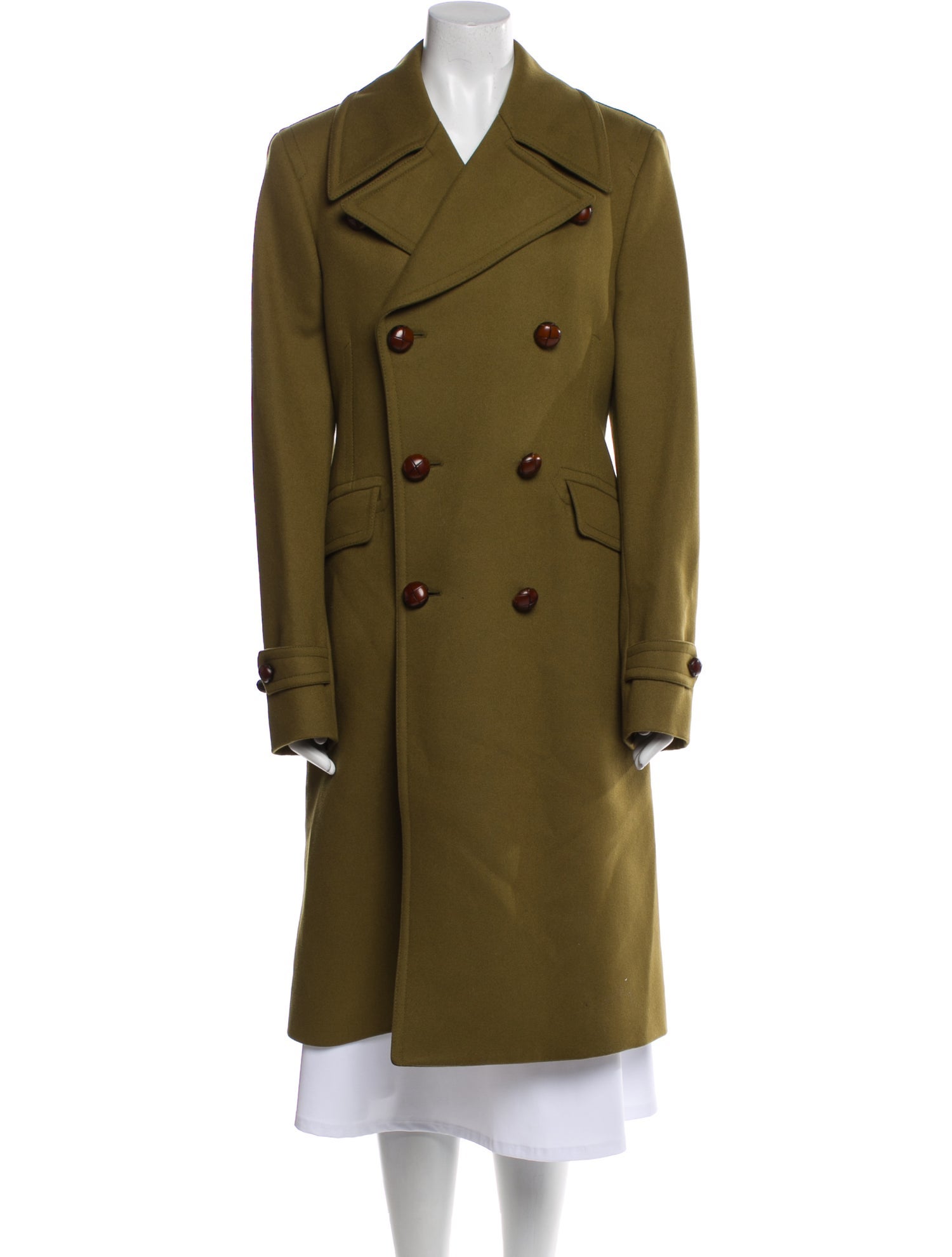 Burberry London Virgin Wool Faux Fur Vest