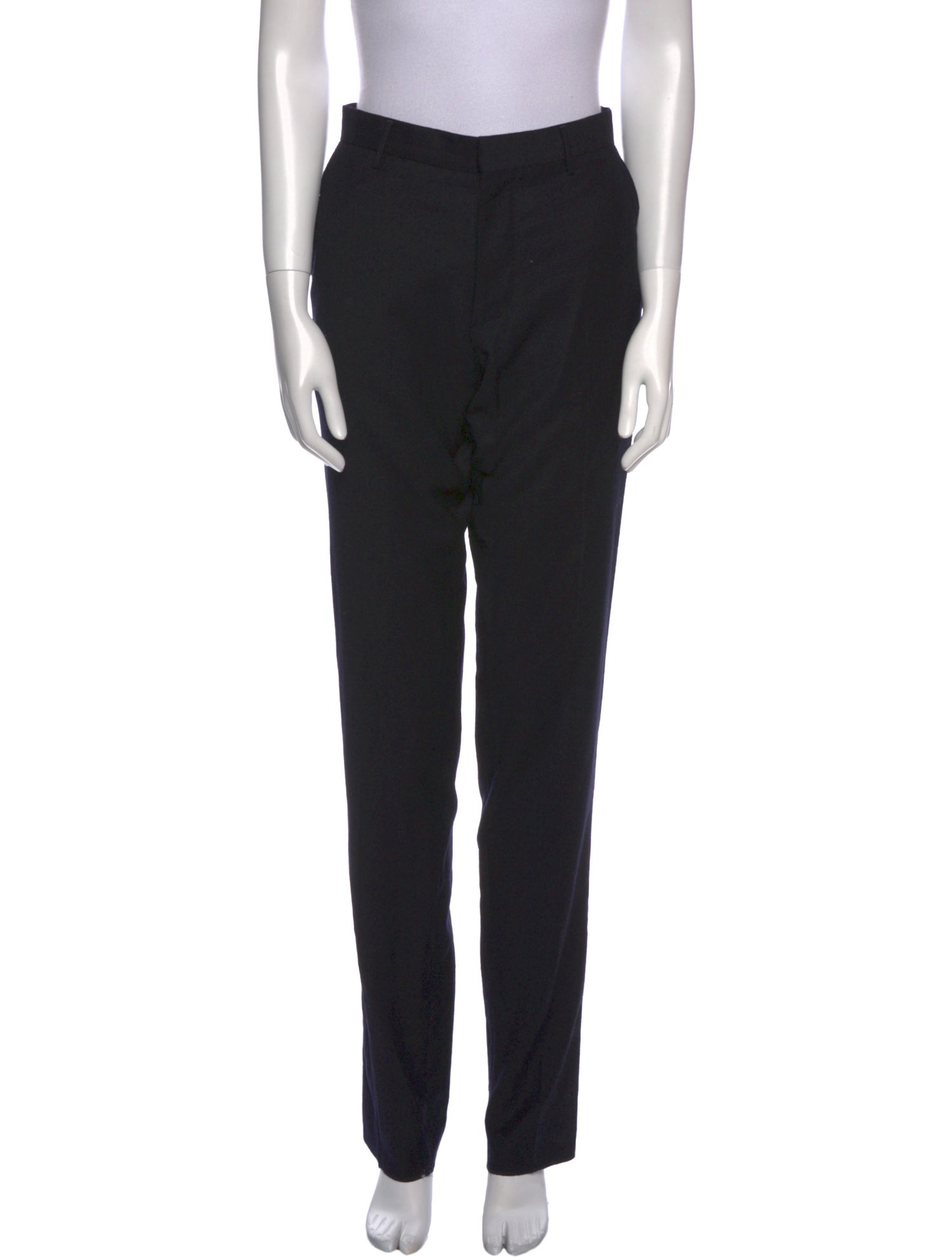 Burberry London Virgin Wool Straight Leg Pants