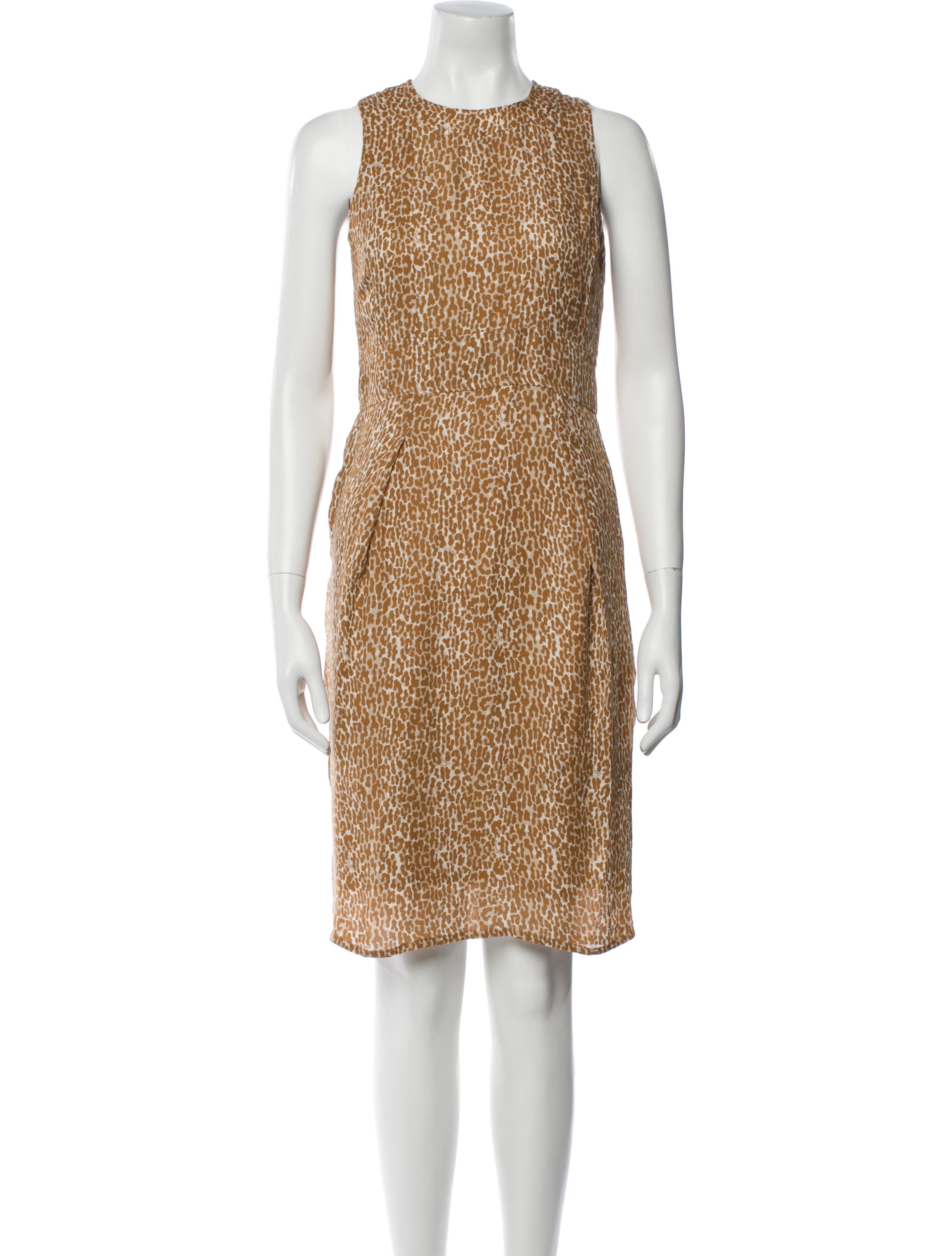 Burberry London Silk Knee-Length Dress