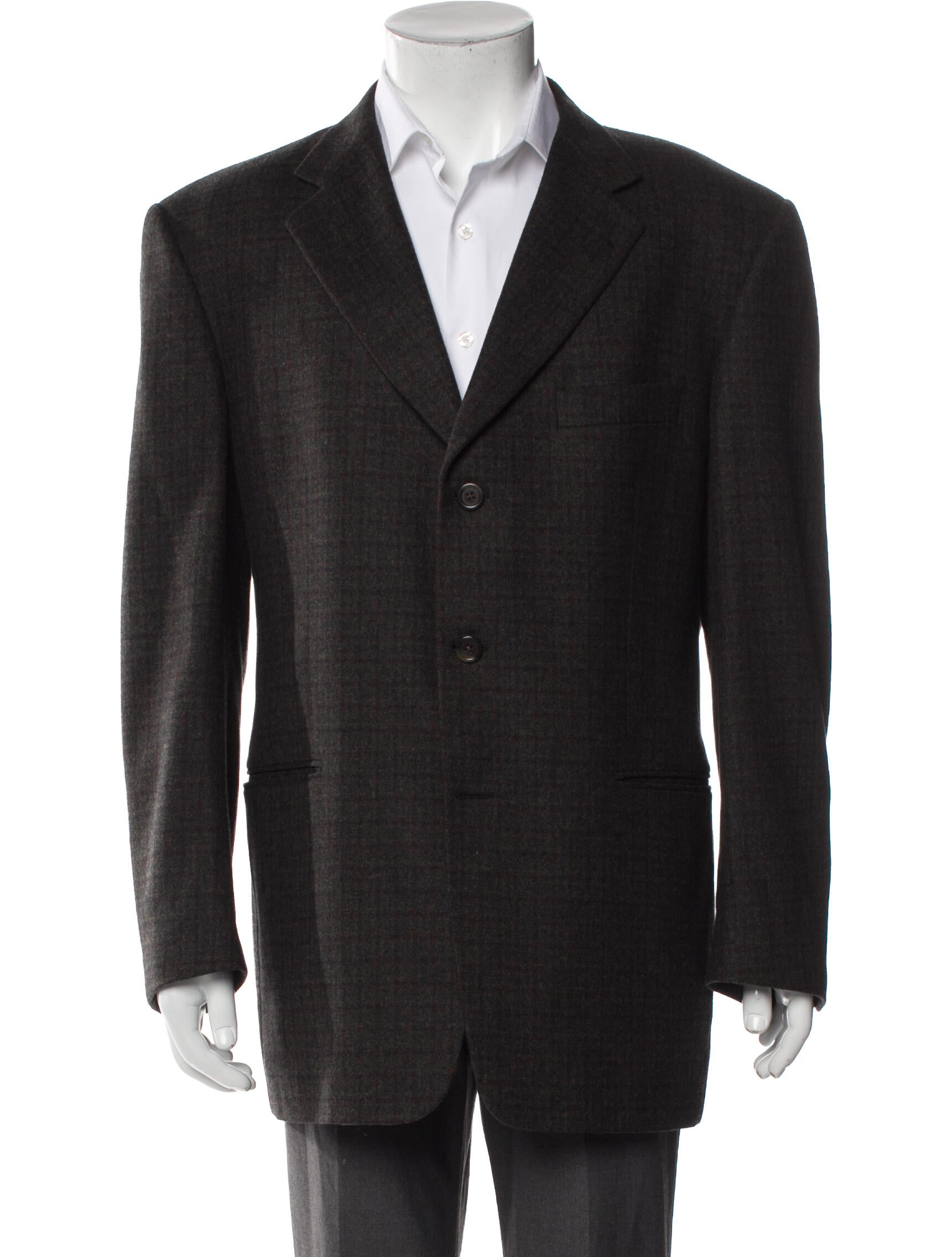 Burberry London Wool Patterned Blazer