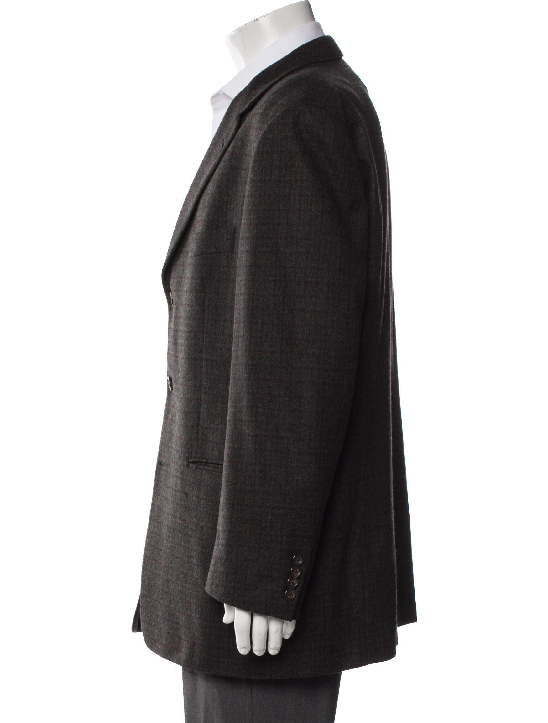 Burberry London Wool Patterned Blazer