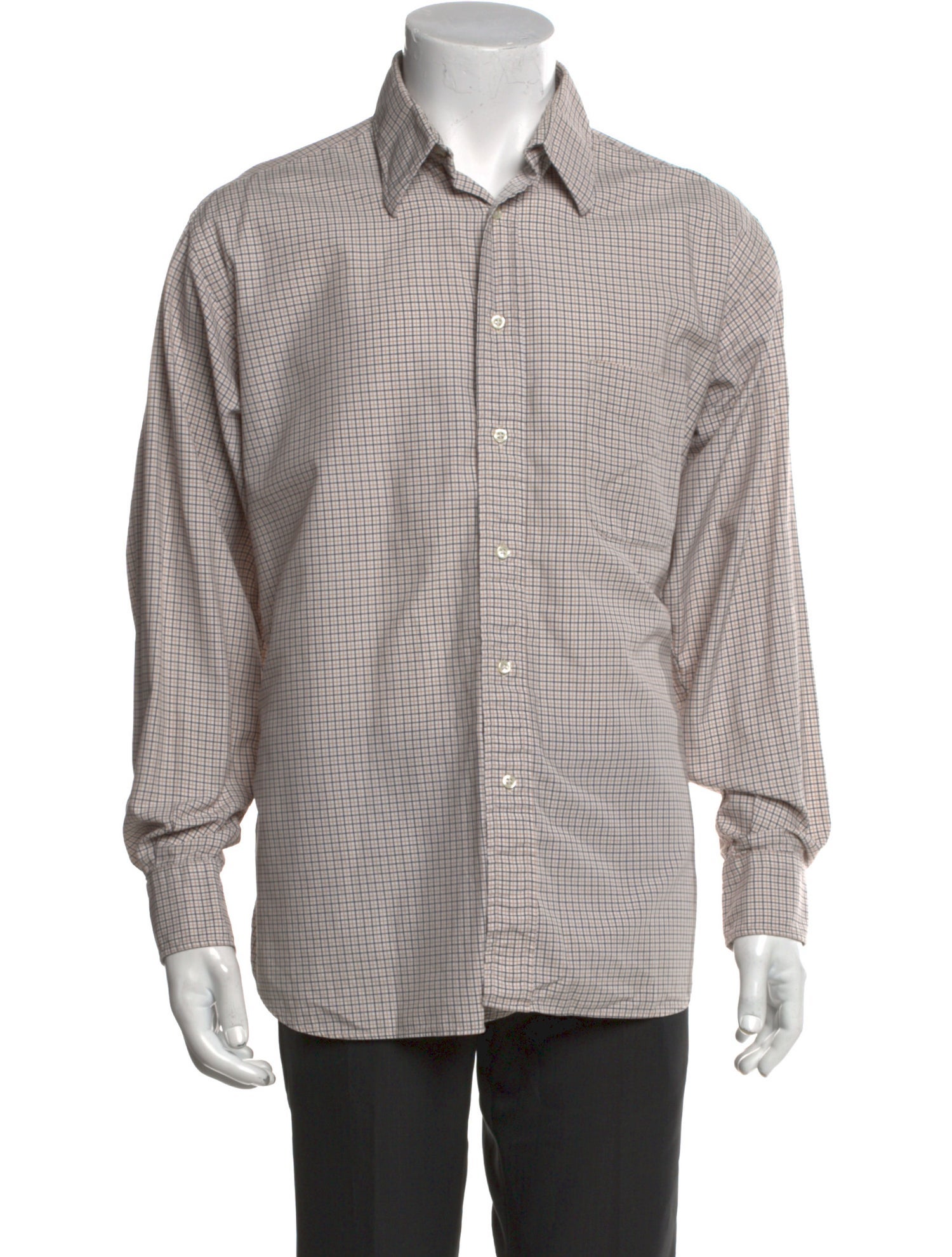 Burberry London Vintage Plaid Print Shirt