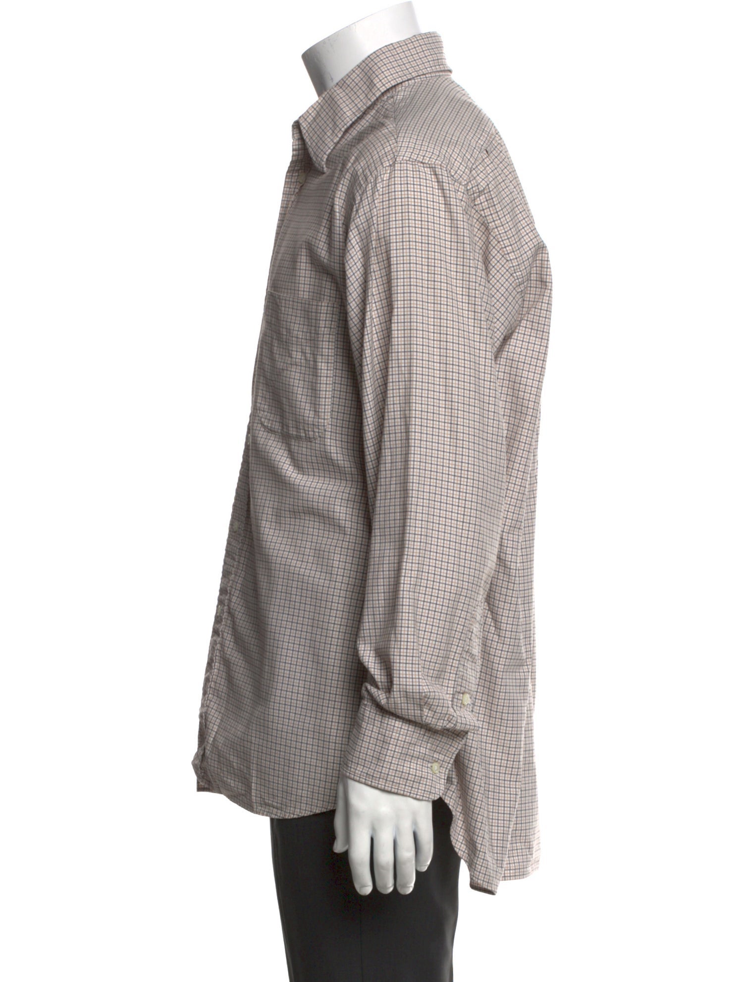 Burberry London Vintage Plaid Print Shirt