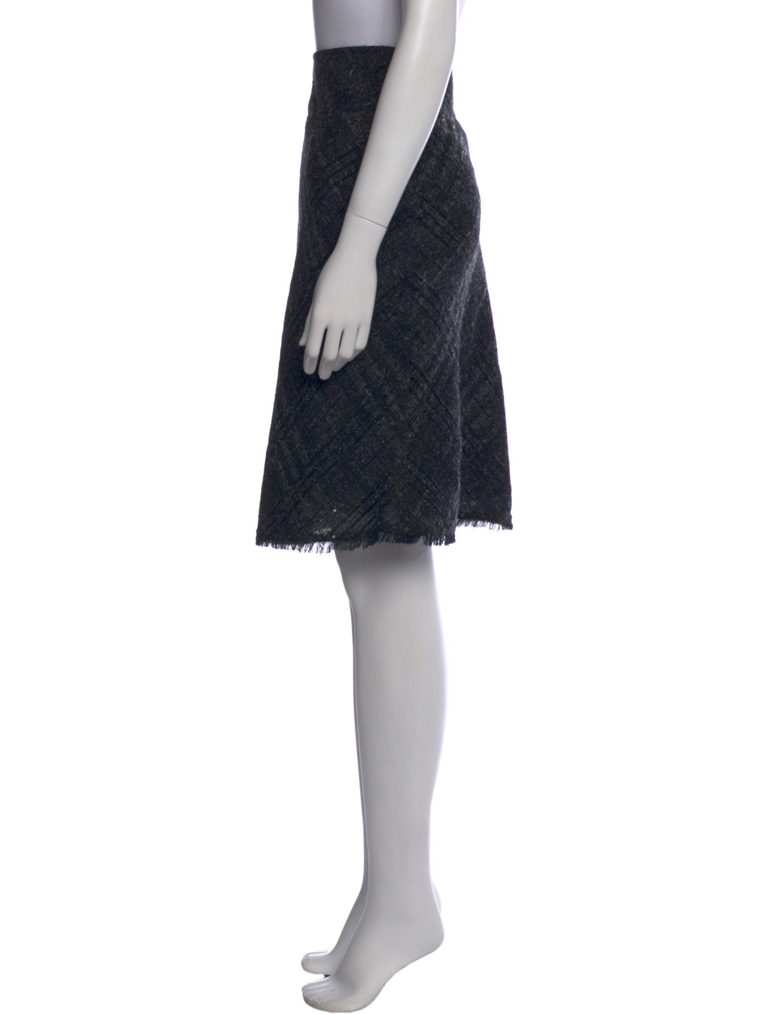 Burberry London Wool Knee-Length Skirt